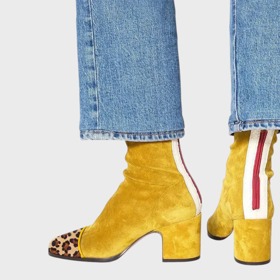 Barbora | Elegantní kozačky na podpatku