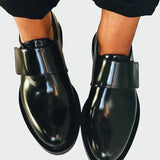 Kristýna Elegantní Mocasines Con Correa Minimalistická