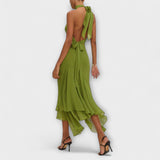 Elodie - Elegantní asymetrické maxi šaty