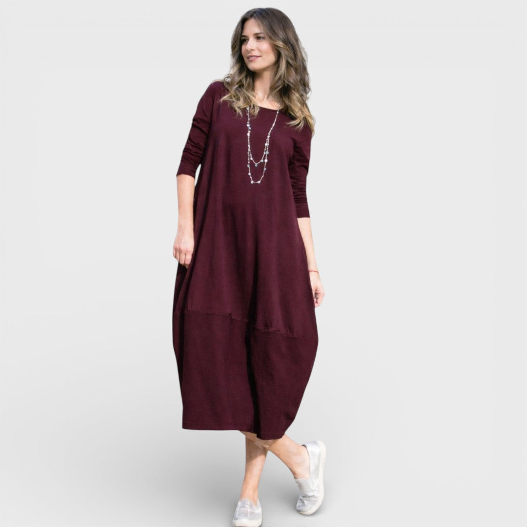 Marlena – Elegantní volné šaty s nadčasovým střihem