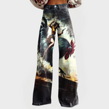 Karolína Sofistikované Westernové Džíny Vysokým Pasem