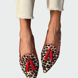 Eva Sofistikovaná Mokasíny Zvířecí Špičaté Třásněmi