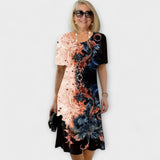 Barbara - Summer Dress with Floral Pattern