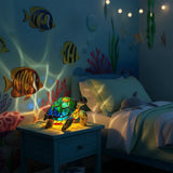 Smaragd - Lampa ve vitrážích