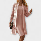 Runa - Elegantní dvoudílné krajkové šaty