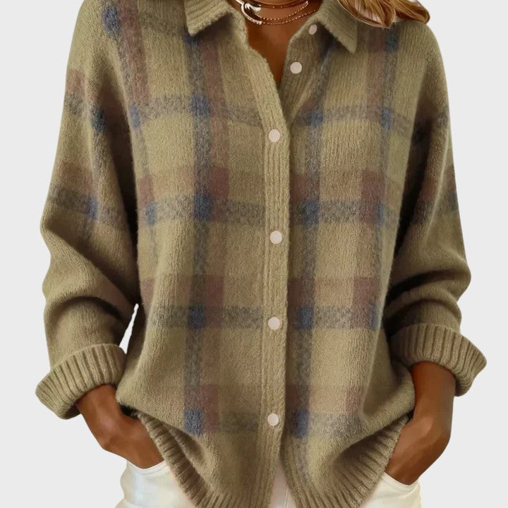 Natálie | Retro Svetr s Kontrastními Kostkami