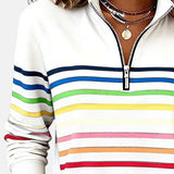 Vídeň | Mikina na zip s duhovými pruhy