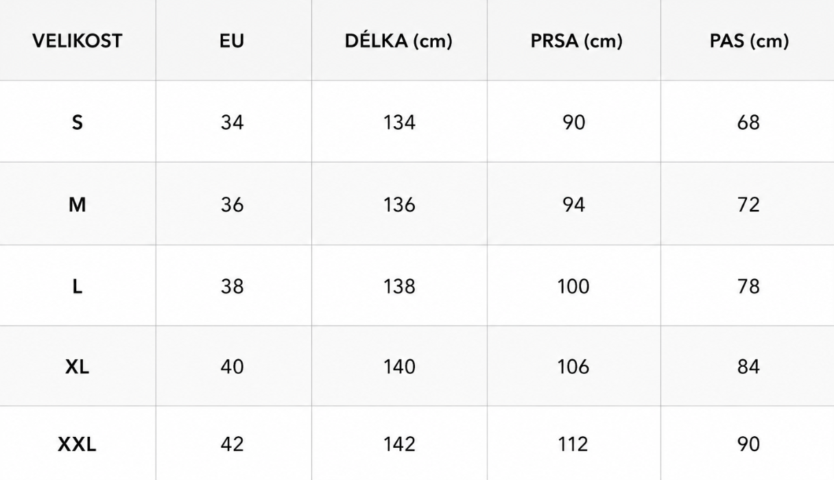 Size guide for Lacey Midi Šaty s V-výstřihem a Krátkými Rukávy