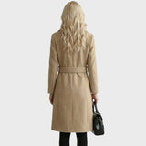 Clara - Vlněný kabát s páskem