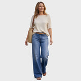 Elisa | Džíny se širokými nohavicemi a detailem hvězdy