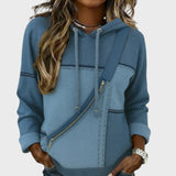 Mila | Pletená mikina s kontrastním designem