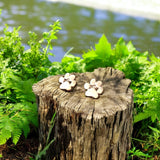 Yamira™ | Hypoalergenní náušnice ve tvaru stopy