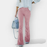 Vysoké kalhoty s širokými nohavicemi