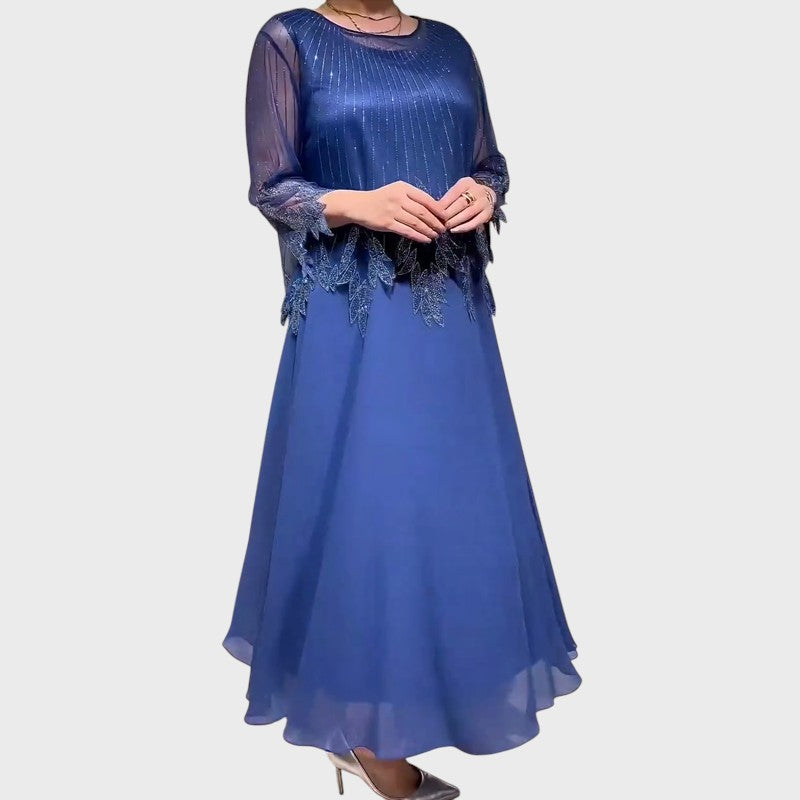 Amália | Společenské šaty s krajkovým živůtkem