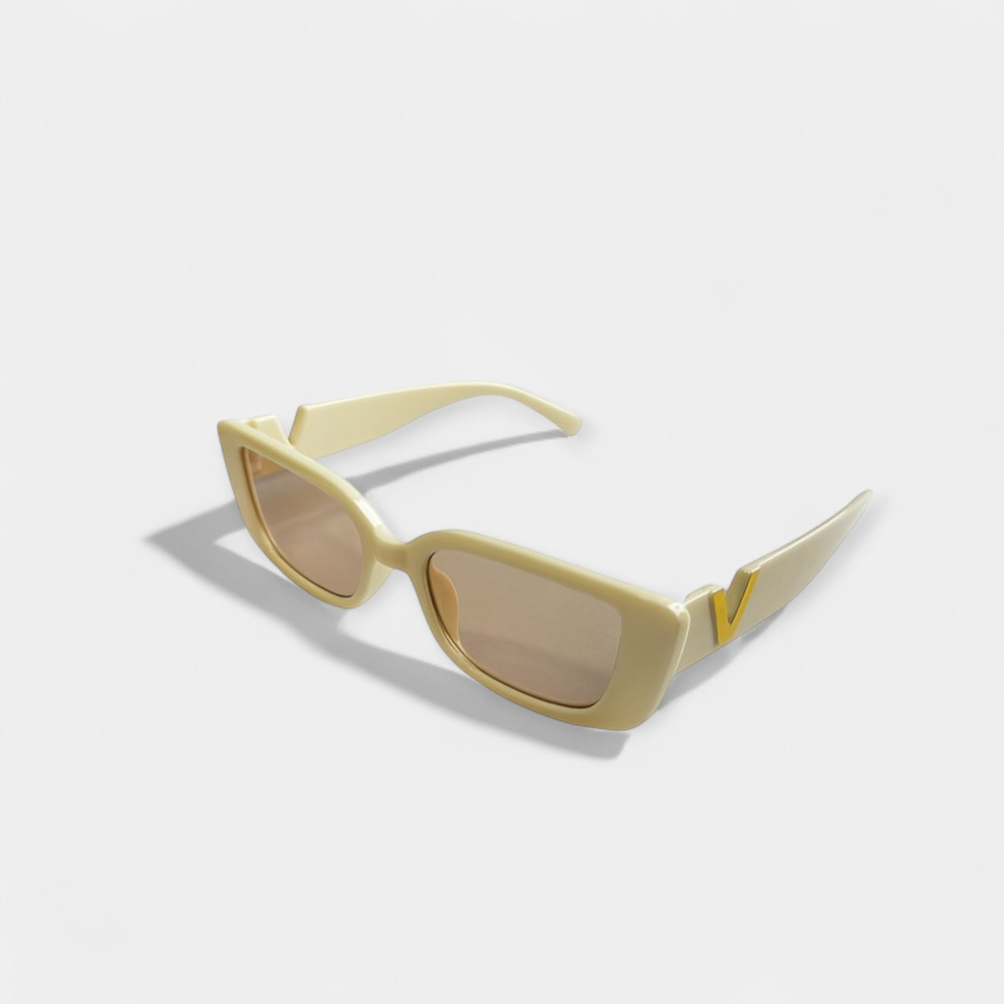 Lucie Elegantní Čtvercové Retromoderní Sluneční Brýle