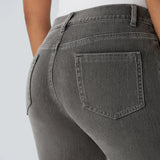 Karolína Elegant Elastické Džíny VysokýPás Pohodlné
