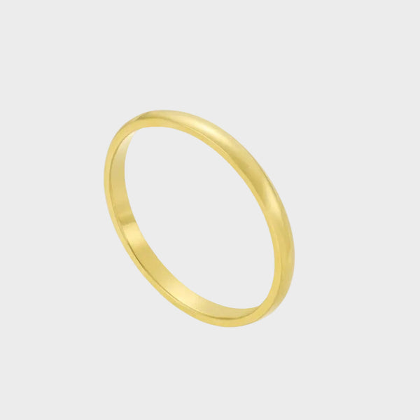 Adéla Elegantní Prsten Každodenní Minimalistické Nosení