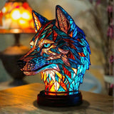 Akéla - Lampa ve vitrážích