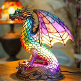 Dráček - Lampa ve Vitráži