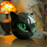 Černá kočka - Mystická socha černé kočky