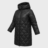 Clara | Elegantní prošívaný kabát s kapucí