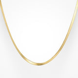 Eva Elegantní Hadí Kovový Náhrdelník Minimalistický