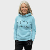 Láska | Tepláková souprava s motivem srdečního tepu