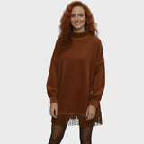 Freya | Semišová tunika s třásněmi